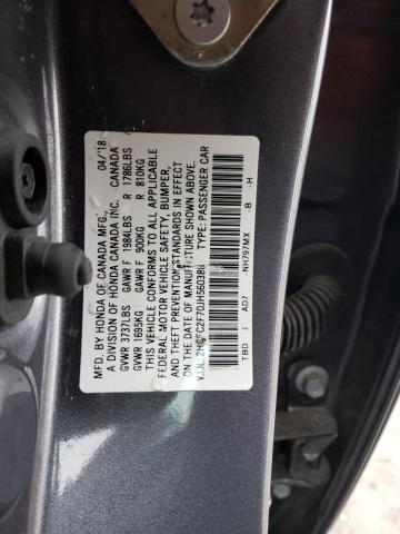 Photo 10 from auction – 2018 HONDA CIVIC EX with VIN 2HGFC2F70JH560388