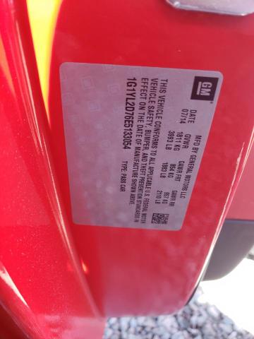 Photo 10 from auction – 2014 CHEVROLET CORVETTE S with VIN 1G1YL2D76E5133054