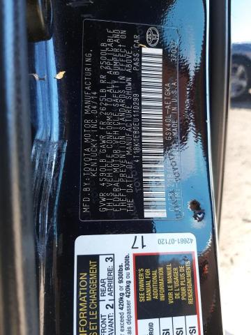 Photo 10 from auction – 2014 TOYOTA AVALON BAS with VIN 4T1BK1EB0EU110299