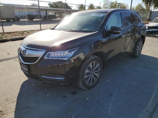 Photo 2 from auction – 2015 ACURA MDX TECHNO with VIN 5FRYD4H47FB003752