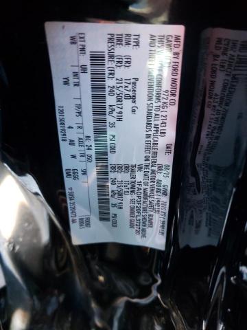 Photo 10 from auction – 2015 FORD FOCUS SE with VIN 1FADP3F20FL372720