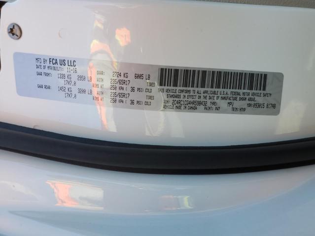 Photo 10 from auction – 2017 CHRYSLER PACIFICA L with VIN 2C4RC1CG4HR598432