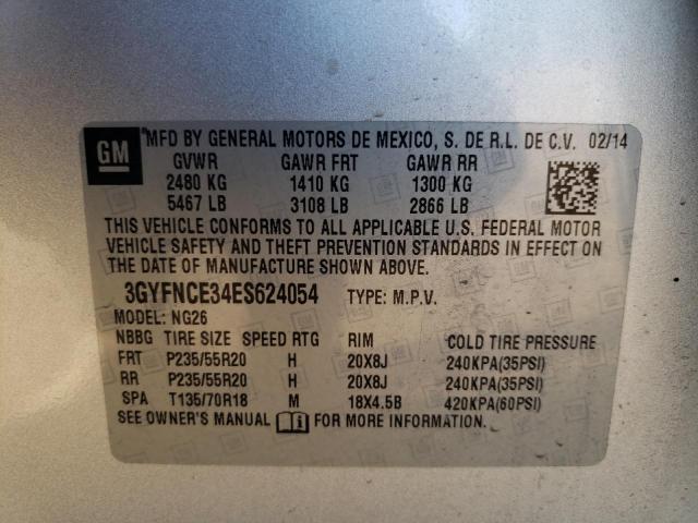 Photo 10 from auction – 2014 CADILLAC SRX PERFOR with VIN 3GYFNCE34ES624054