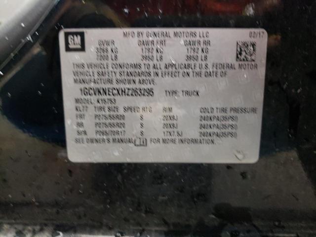 Photo 10 from auction – 2017 CHEVROLET SILVERADO with VIN 1GCVKNECXHZ263295