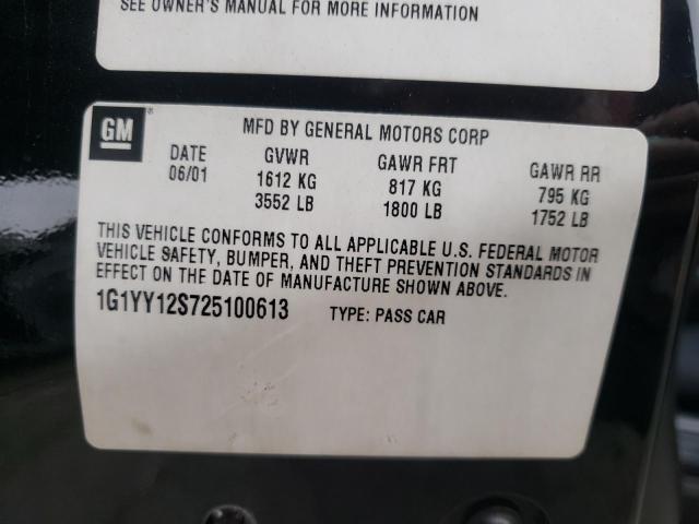 Photo 10 from auction – 2002 CHEVROLET CORVETTE Z with VIN 1G1YY12S725100613