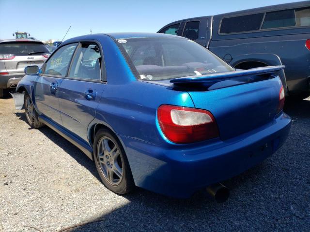Photo 3 from auction – 2002 SUBARU IMPREZA WR with VIN JF1GD29622G524157