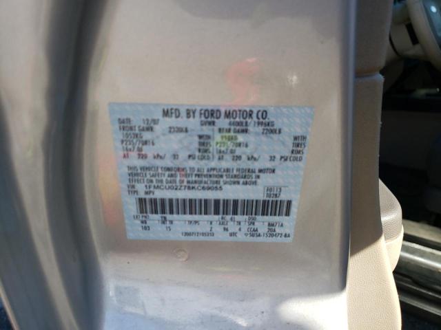 Photo 10 from auction – 2008 FORD ESCAPE XLS with VIN 1FMCU02Z78KC69055