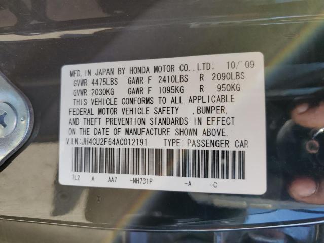 Photo 10 from auction – 2010 ACURA TSX with VIN JH4CU2F64AC012191