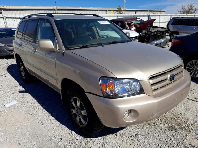 TOYOTA HIGHLANDER 2005 with VIN JTEEP21AX50114403 - Photo from auction