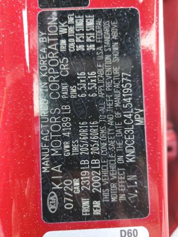 Photo 10 from auction – 2020 KIA NIRO EX PR with VIN KNDCE3LC4L5419577