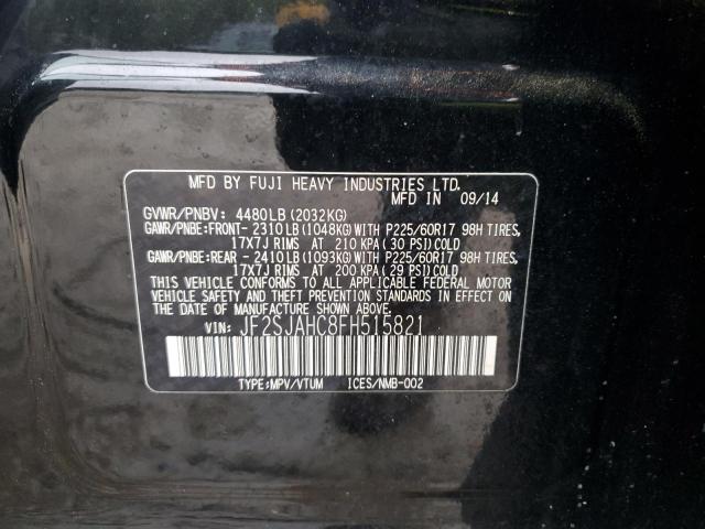 Photo 10 from auction – 2015 SUBARU FORESTER 2 with VIN JF2SJAHC8FH515821