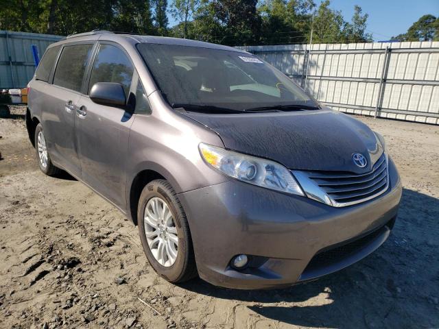 TOYOTA SIENNA XLE 2017 with VIN 5TDYZ3DC2HS780980 - Photo from auction