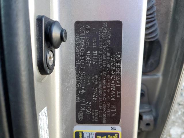 صورة رقم 10 من المزاد - 2013 KIA OPTIMA LX مع VIN KNAGM4A73D5302863