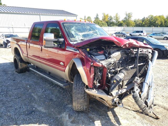 FORD F250 SUPER 2014 with VIN 1FT7W2BT4EEB05604 - Photo from auction