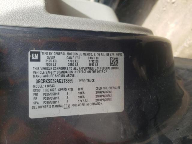 Photo 10 from auction – 2010 CHEVROLET SILVERADO with VIN 3GCRKSE39AG273869
