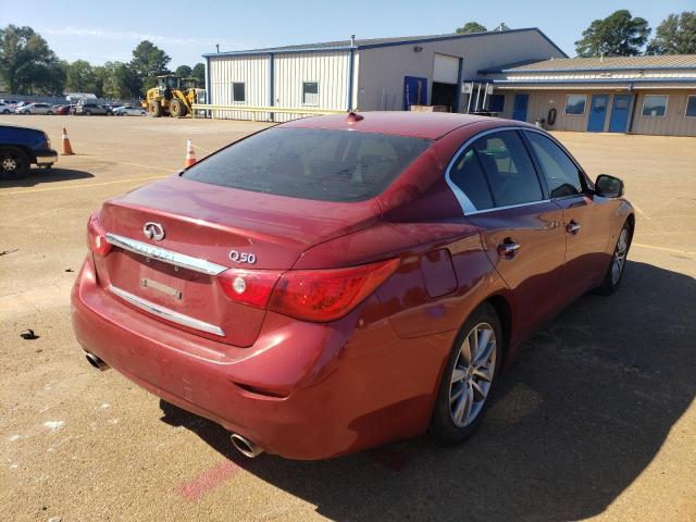Photo 4 from auction – 2014 INFINITI Q50 BASE with VIN JN1BV7AP5EM678387