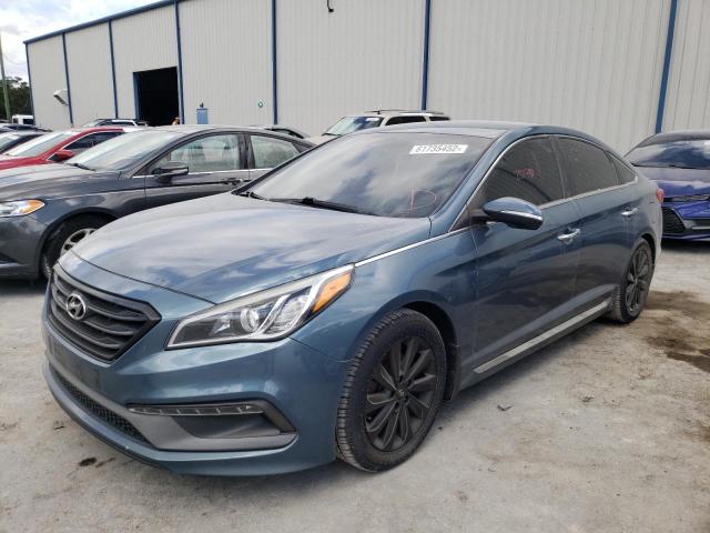 Photo 2 from auction – 2015 HYUNDAI SONATA SPO with VIN 5NPE34AF7FH077435