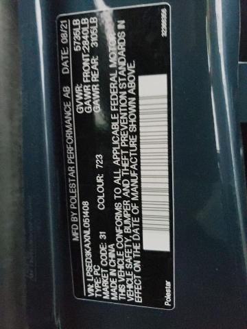 Photo 10 from auction – 2022 POLESTAR 2 with VIN LPSED3KAXNL051408