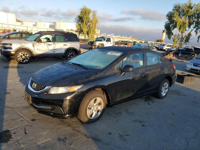 Photo 2 from auction – 2013 HONDA CIVIC LX with VIN 19XFB2F59DE290951