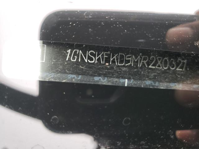 Photo 10 from auction – 2021 CHEVROLET SUBURBAN K with VIN 1GNSKFKD5MR280321