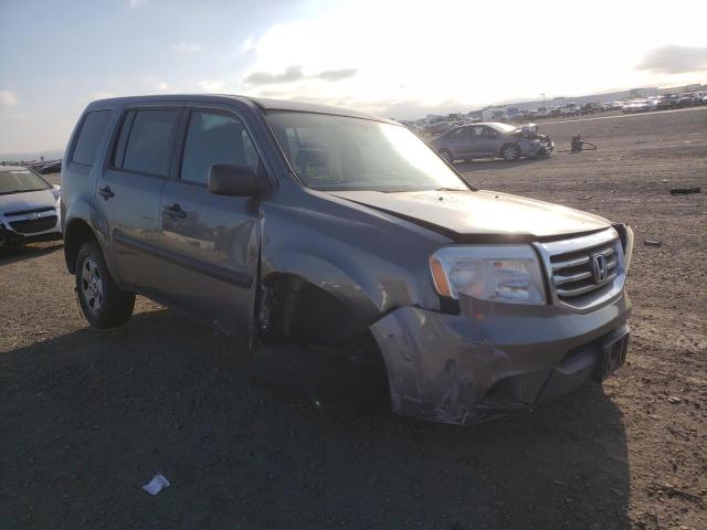 HONDA PILOT LX 2013 with VIN 5FNYF3H20DB028266 - Photo from auction