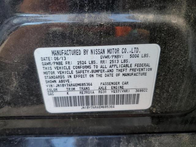 Photo 10 from auction – 2014 INFINITI Q50 BASE with VIN JN1BV7AR4EM685364