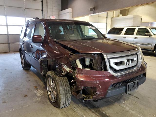 HONDA PILOT EXL 2011 with VIN 5FNYF4H65BB057493 - Photo from auction