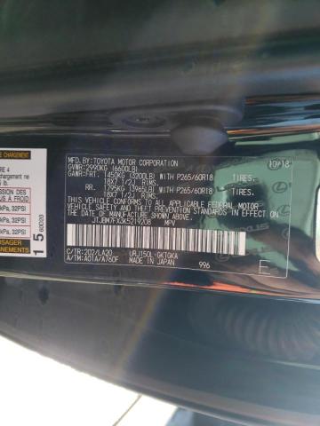 Photo 10 from auction – 2019 LEXUS GX 460 with VIN JTJBM7FX3K5219208