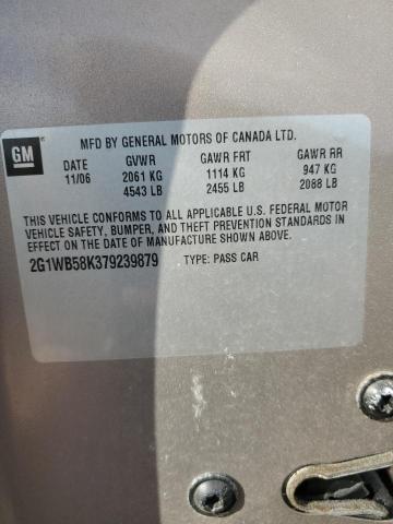 Photo 10 from auction – 2007 CHEVROLET IMPALA LS with VIN 2G1WB58K379239879
