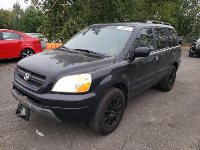Photo 2 from auction – 2005 HONDA PILOT EXL with VIN 2HKYF18615H523649