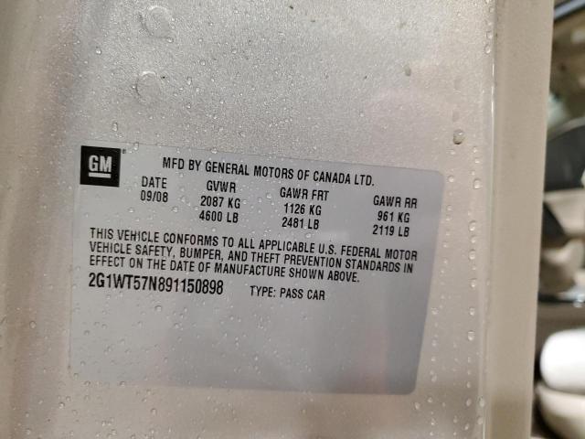 Photo 10 from auction – 2009 CHEVROLET IMPALA 1LT with VIN 2G1WT57N891150898