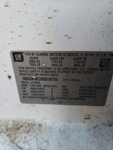 Photo 10 from auction – 2014 CHEVROLET SILVERADO with VIN 3GCUKREC0EG209759