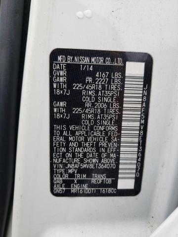 Photo 10 from auction – 2014 NISSAN JUKE S with VIN JN8AF5MV8ET364070