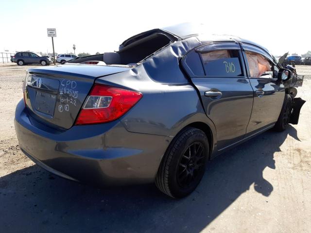 Photo 4 from auction – 2012 HONDA CIVIC LX with VIN 2HGFB2F59CH310748
