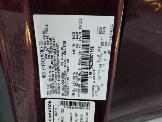 Photo 10 from auction – 2013 LINCOLN MKZ with VIN 3LN6L2GK2DR821686