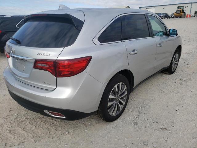 Photo 4 from auction – 2015 ACURA MDX TECHNO with VIN 5FRYD4H49FB007494