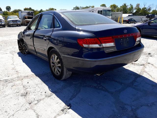 Photo 3 from auction – 2007 HYUNDAI AZERA SE with VIN KMHFC46F07A176955