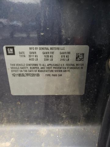 Photo 10 from auction – 2015 CHEVROLET MALIBU LS with VIN 1G11B5SL7FF228109