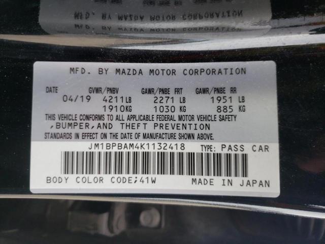 Photo 10 from auction – 2019 MAZDA 3 SELECT with VIN JM1BPBAM4K1132418