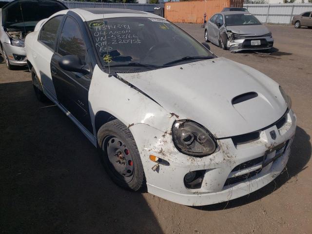 DODGE NEON SRT-4 2004 with VIN 1B3ES66S24D532166 - Photo from auction
