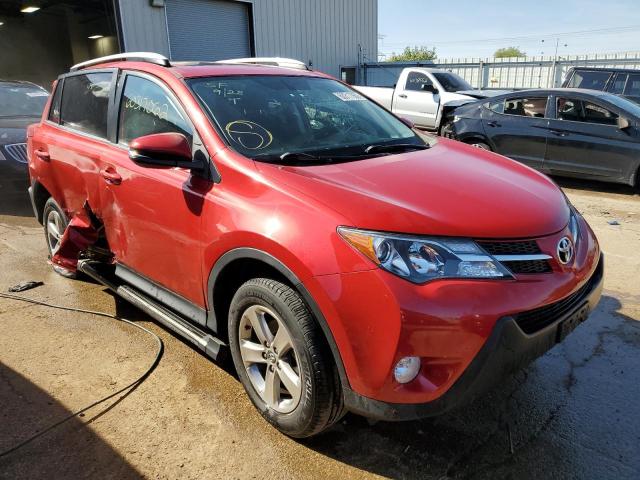 TOYOTA RAV4 XLE 2015 with VIN 2T3RFREV0FW298326 - Photo from auction