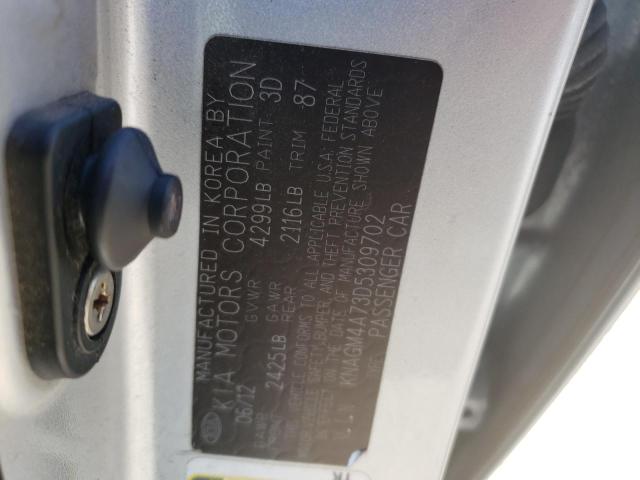 Photo 10 from auction – 2013 KIA OPTIMA LX with VIN KNAGM4A73D5309702