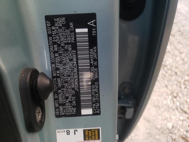 Photo 10 from auction – 2012 TOYOTA PRIUS with VIN JTDKN3DU6C5496972