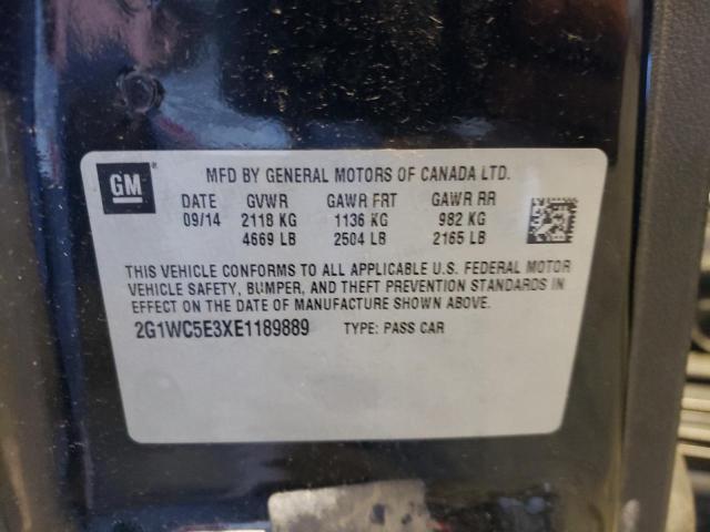 Photo 10 from auction – 2014 CHEVROLET IMPALA LIM with VIN 2G1WC5E3XE1189889