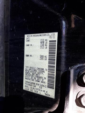 Photo 10 from auction – 2011 NISSAN MAXIMA S with VIN 1N4AA5APXBC845861