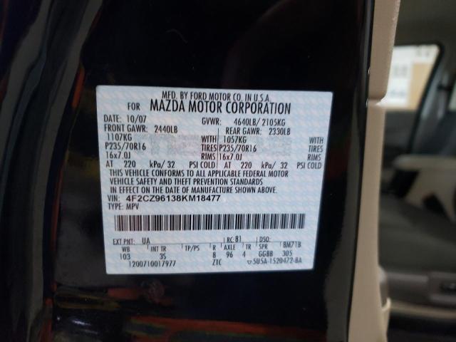 Photo 10 from auction – 2008 MAZDA TRIBUTE S with VIN 4F2CZ96138KM18477