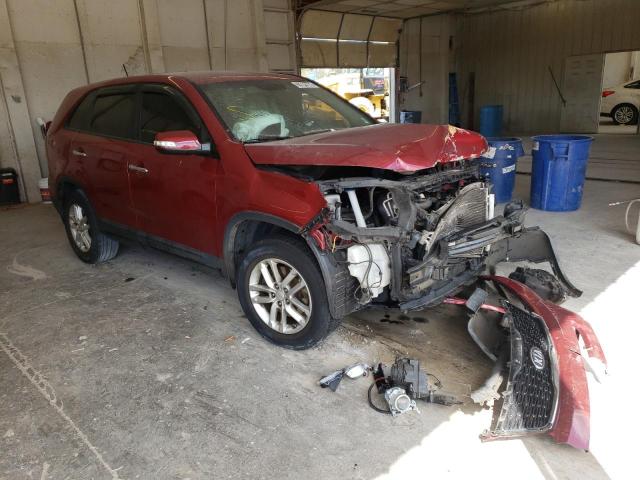 KIA SORENTO LX 2014 with VIN 5XYKT3A68EG452610 - Photo from auction