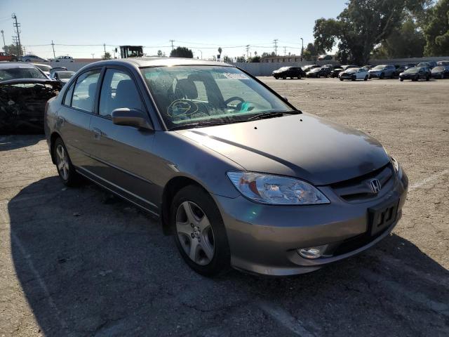 HONDA CIVIC EX 2004 with VIN 2HGES26774H593813 - Photo from auction
