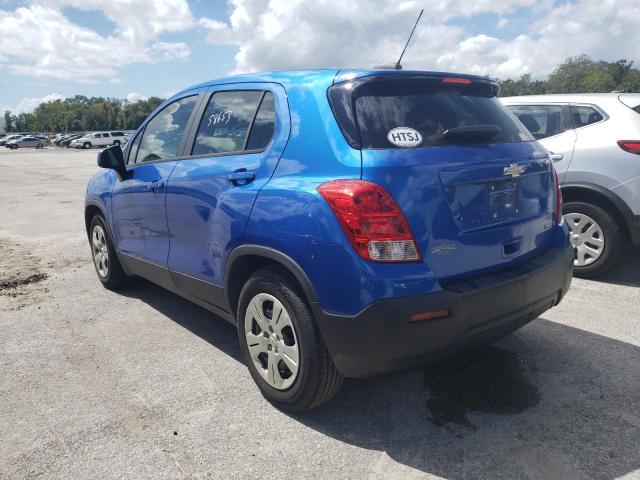 Photo 3 from auction – 2016 CHEVROLET TRAX LS with VIN KL7CJKSB3GB707724