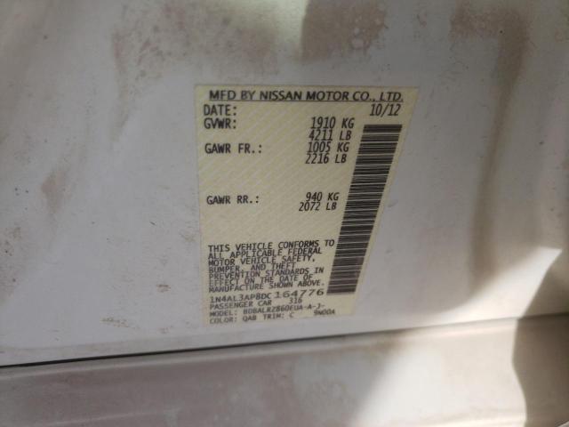 Photo 10 from auction – 2013 NISSAN ALTIMA 2.5 with VIN 1N4AL3AP8DC164776
